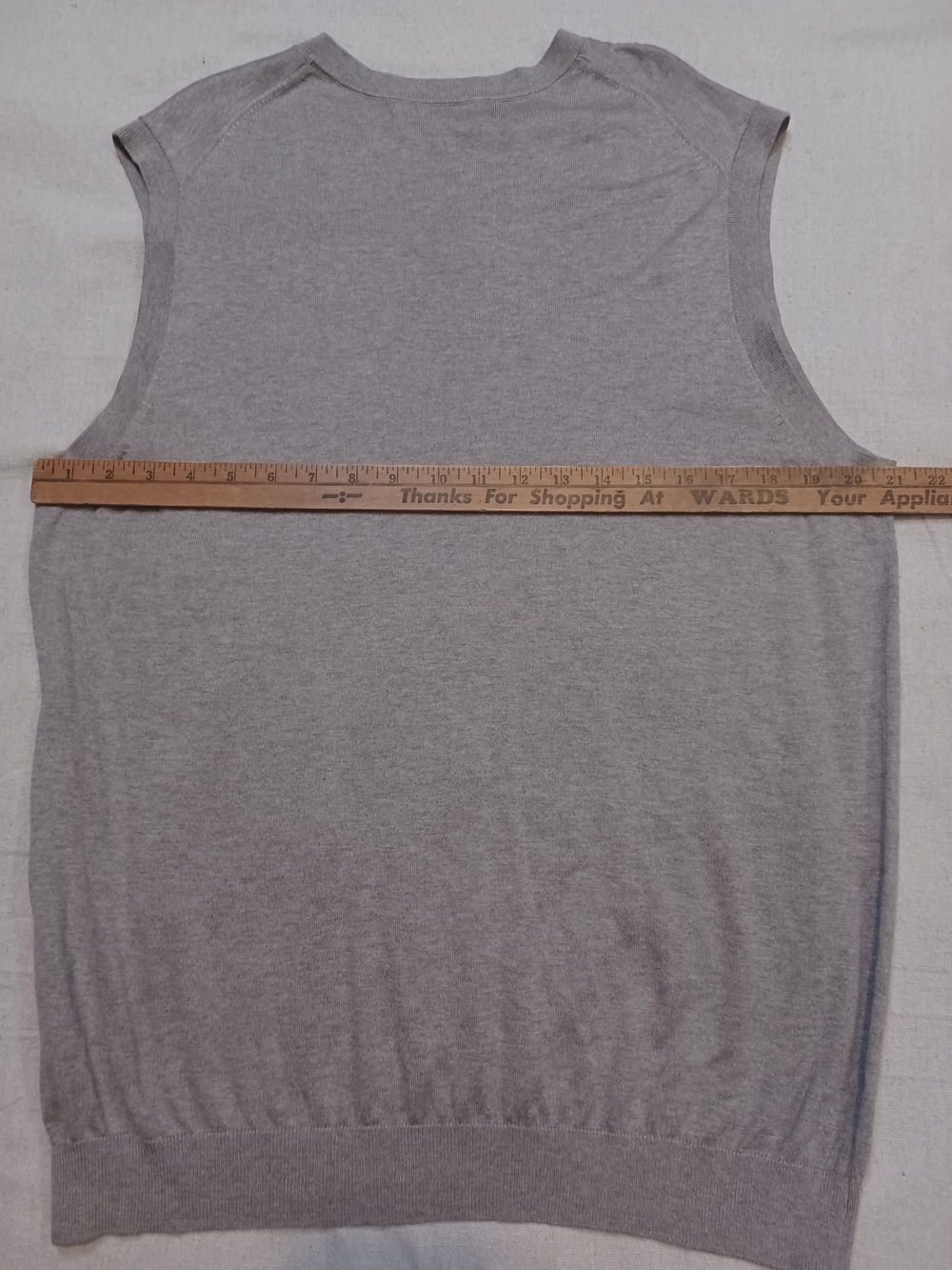 Banana Republic V-Neck Silk/Cotton Sweater Vest Men's Size Large - Picture 6 of 7